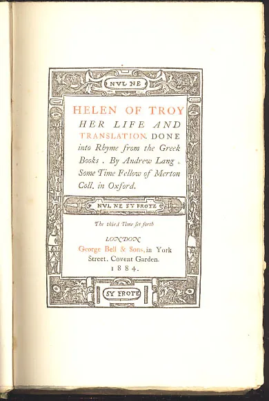 Helen of Troy: Her life
