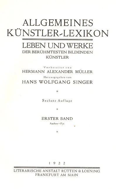 Allgemeines Künstler