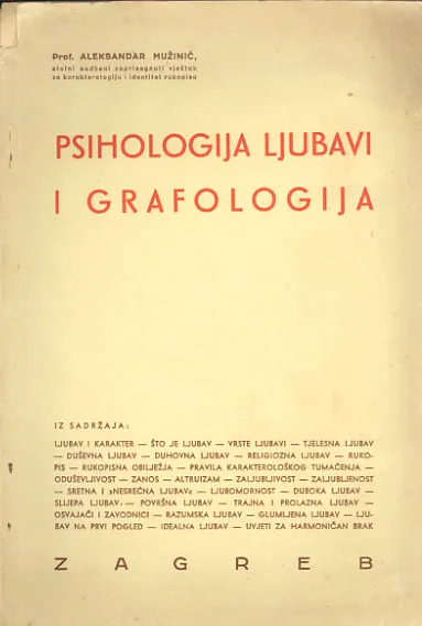 Psihologija ljubavi i grafologija