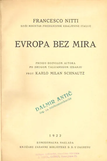 Evropa bez mira