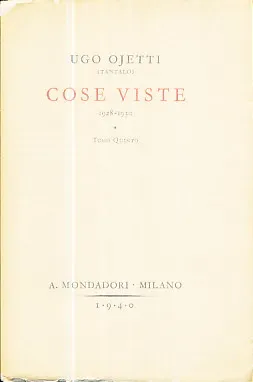 Cose Viste 1928