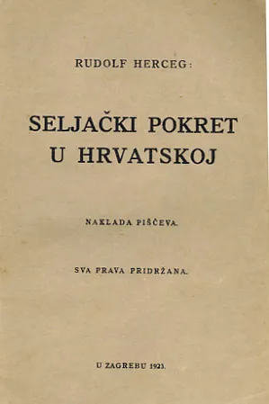 Seljački pokret u Hrvatskoj