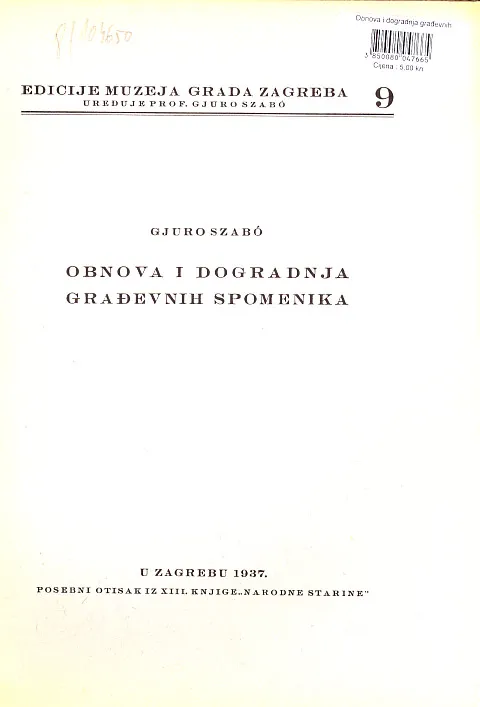 Obnova i dogradnja građevnih spomenika