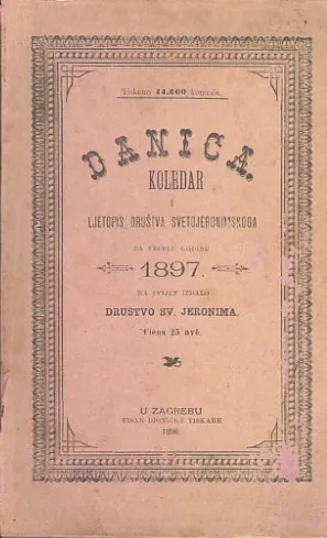 Danica - Koledar i ljetopis društva svetojeronimskoga
