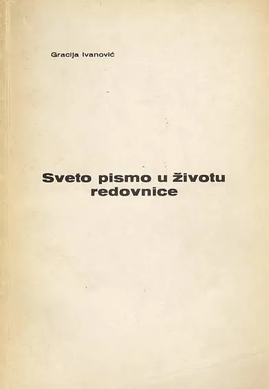 Sveto pismo u životu redovnice