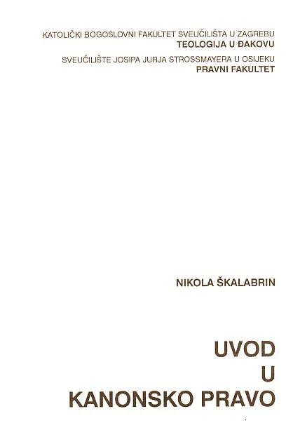 Uvod u kanonsko pravo