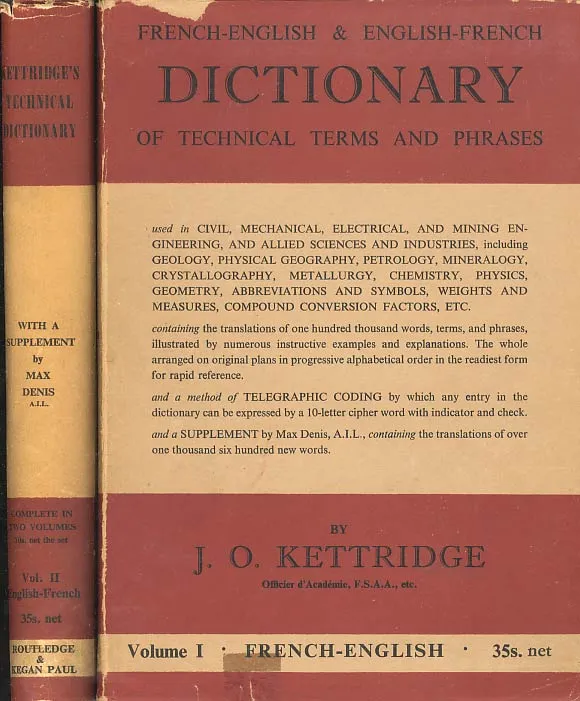 French-English & English-French Dictionary of technical terms and phrases