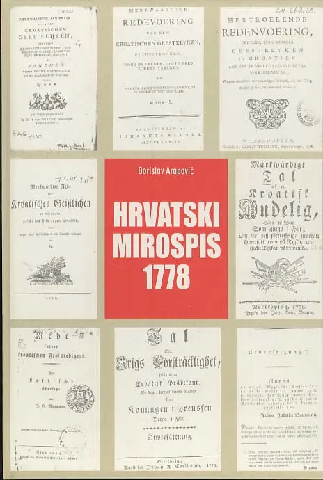 Hrvatski miropis 1778