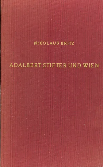 Adalbert Stifter und Wien