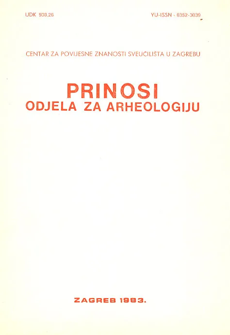 Prinosi Odjela za arheologiju
