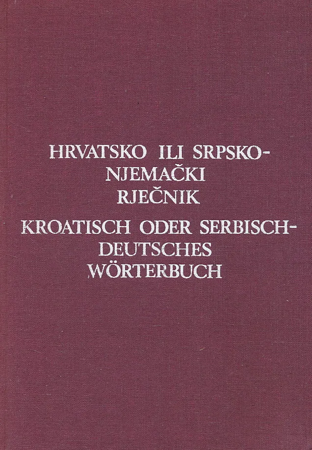 Hrvatsko ili srpsko-njemački rječnik