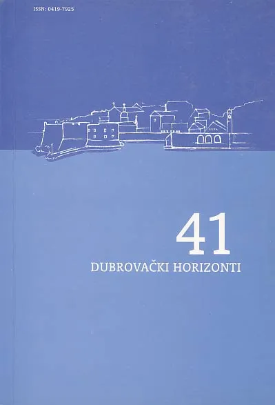 Dubrovački horizonti, 41/2001