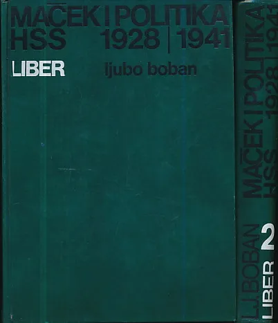 Maček i politika HSS 1928/1941 1-2