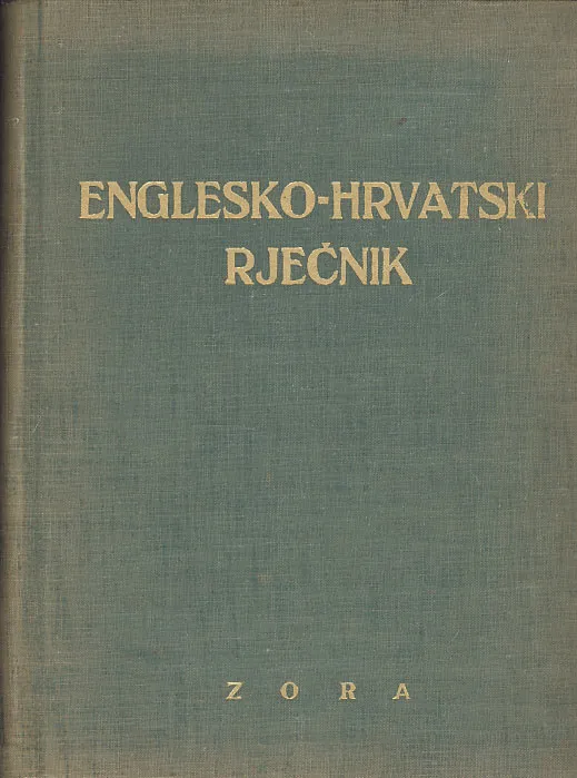 Englesko-hrvatski rječnik