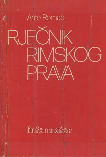 Rječnik rimskog prava