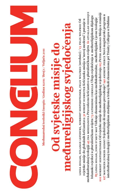 Concilium 1/2011 - Od svjetske misije do međureligijskog svjedočenja