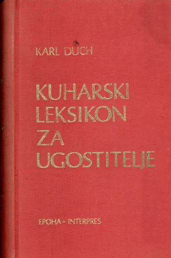 Kuharski leksikon za ugostitelje