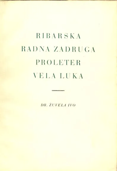 Ribarska radna zadruga Proleter