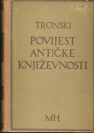 Povijest antičke književnosti
