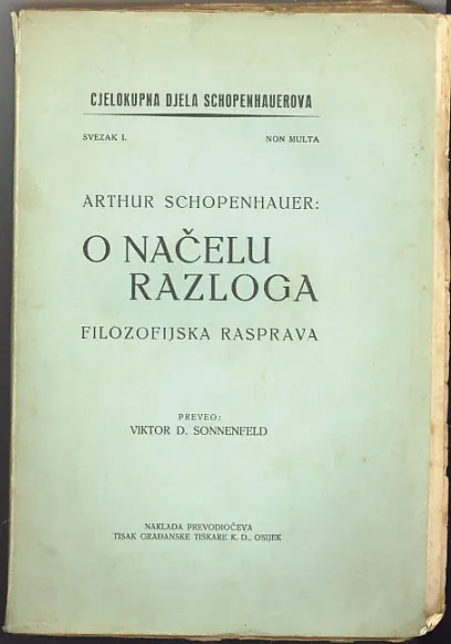 O načelu razloga - filozofijska rasprava