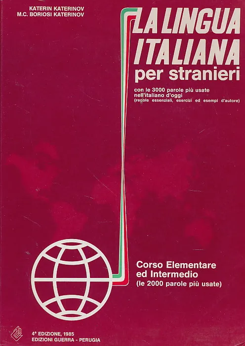 La lingua Italiana per stranieri