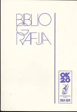 Bibliografija 1954-1973