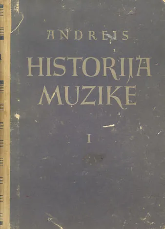 Historija muzike, sv. 1