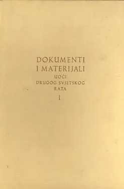 Dokumenti i materijali uoči II. sv. rata 1-2