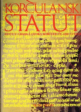 Korčulanski status: statut grada i otoka Korčule iz 1214. godine