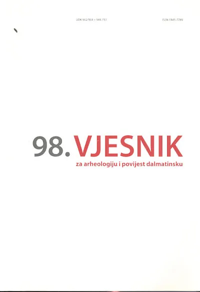 98. vjesnik za arheologiju i povijest dalmatinsku