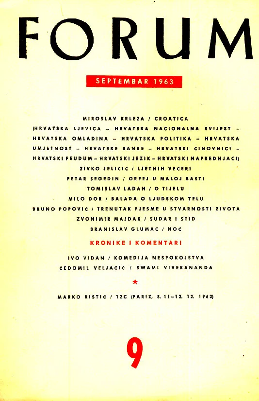 Forum, 9/1963