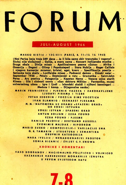 Forum, 7-8/1966
