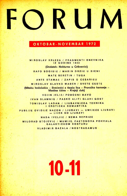 Forum, 10-11/1972