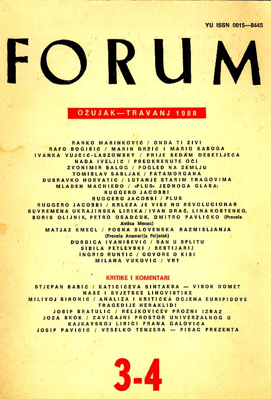 Forum, 3-4/1988