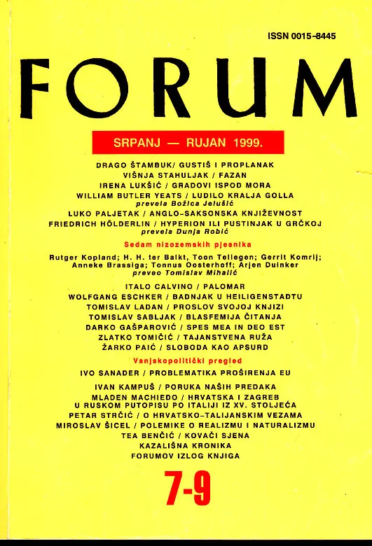 Forum, 7-9/1999