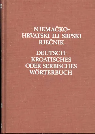 Njemačko-hrvatskosrpski rječnik