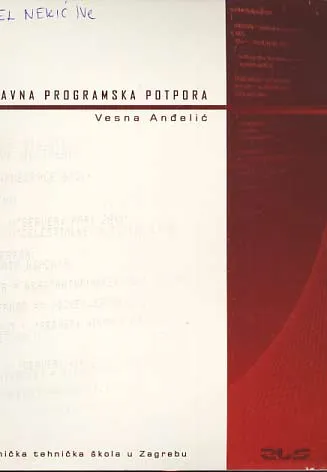 Sustavna programska potpora udžbenik za 4. razred srednjih elektrotehničkih šk.