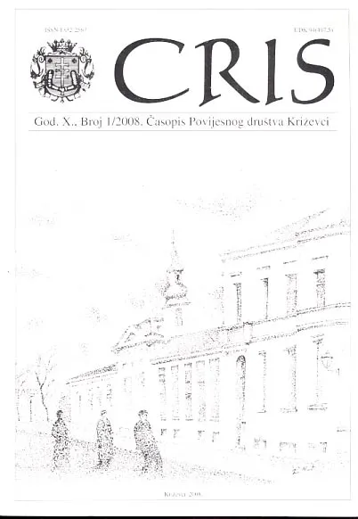 Cris - Časopis Povijesnog društva Križevci, 1/2008