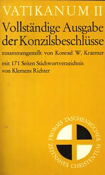 Vatikanum II: Vollständige Ausgabe der Konzilsbeschlüsse
