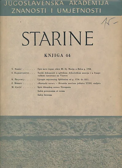 Starine 44/1952