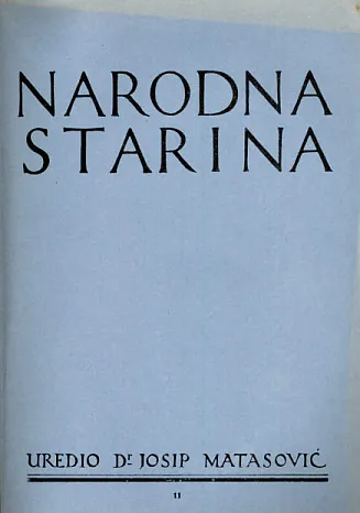 Narodna starina, 28/1925