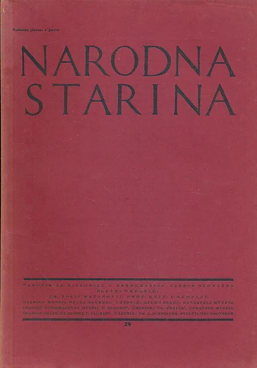 Narodna starina, 29/1932