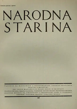 Narodna starina, 32/1933