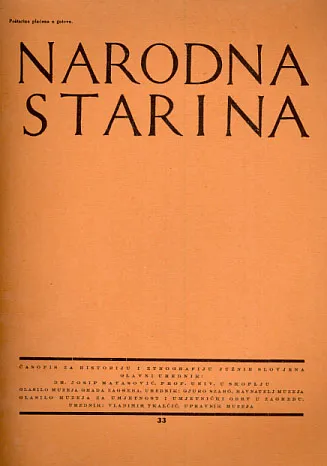 Narodna starina, 33/1933