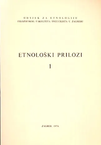 Etnološki prilozi 1/1978