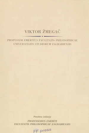 Viktor Žmegač - profesor emeritus Facultatis philosophicae Universitas
