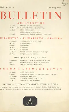 Bulletin JAZU 1/1957