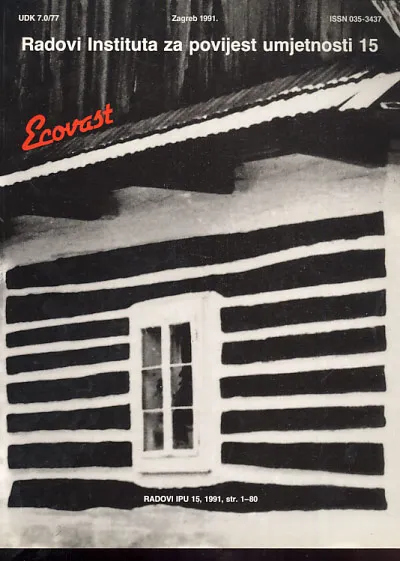 Radovi Instituta za povijest umjetnosti 15/1991