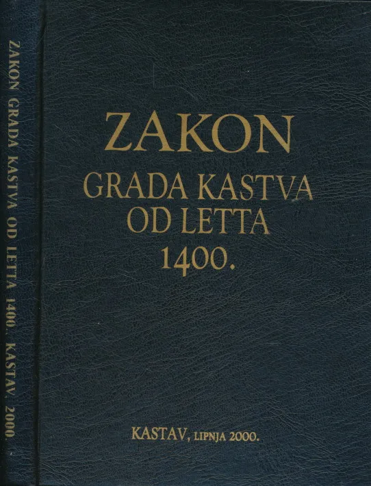 Zakon grada Kastva od letta 1400.