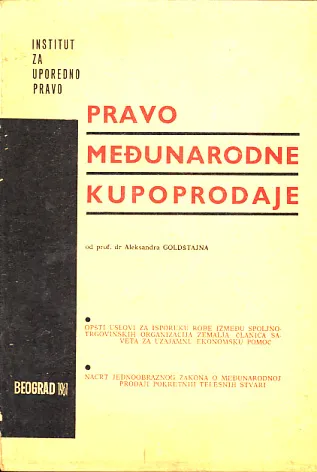 Pravo međunarodne kupoprodaje